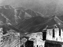 La Gran Muralla China cerca del Paso de Nan-k’ou, 1928; fotografía de L. Ronald Hubbard.